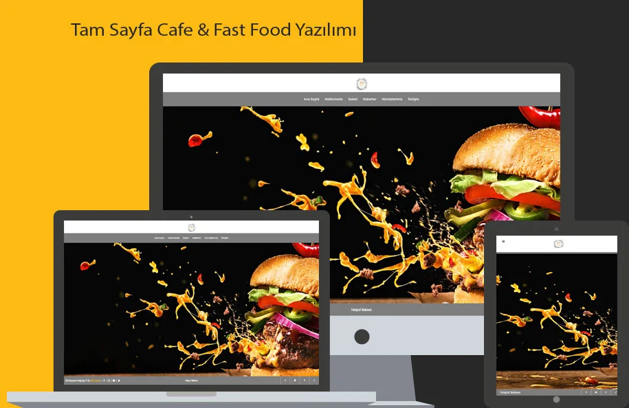 GNS Cafe & Fast Food Sitesi Yazılımı