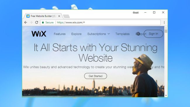 Wix web sitesi oluşturucu