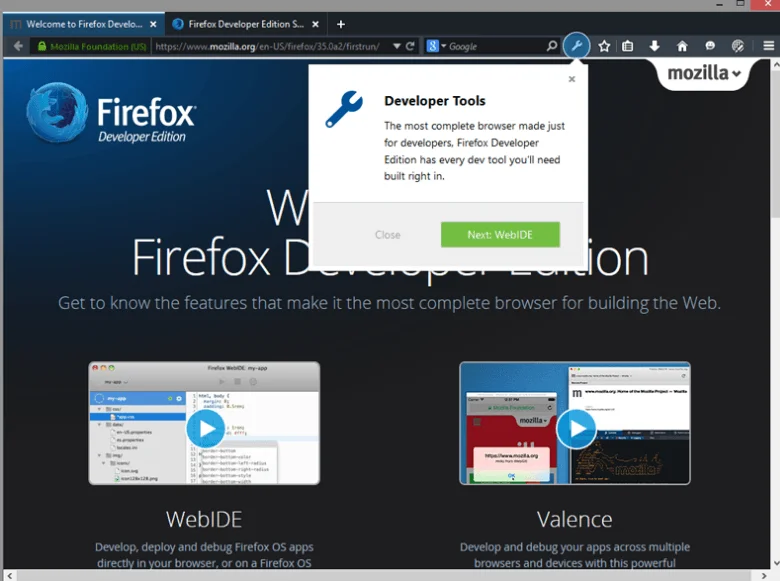 Firefox Geliştirici